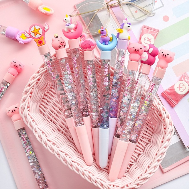 Cute Unicorns Gel Pen Stationery Supply - Image 3