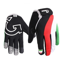 Striped Design Touchscreen Sport Gloves