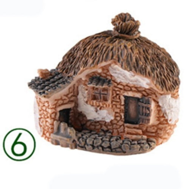 Mini Resin Cottages Miniature Village Houses Landscaping - Image 9