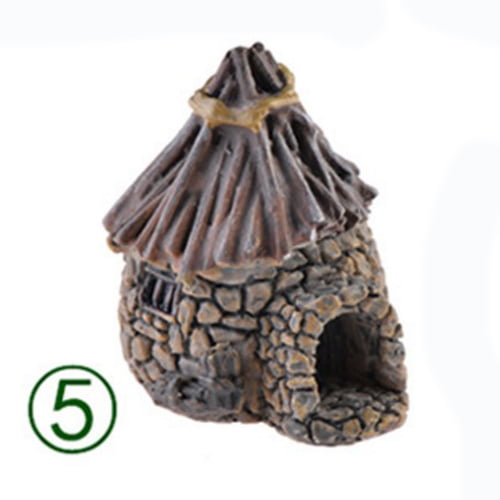 Mini Resin Cottages Miniature Village Houses Landscaping - Image 10