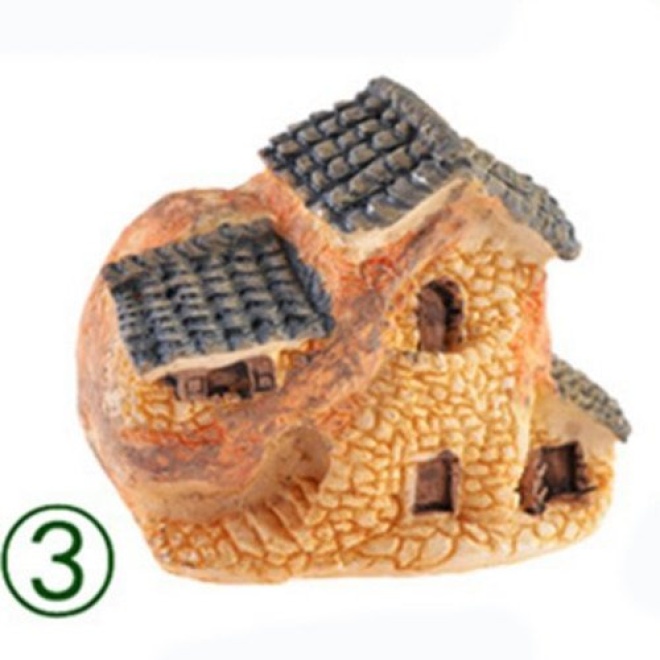 Mini Resin Cottages Miniature Village Houses Landscaping - Image 12