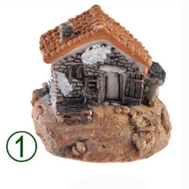 Mini Resin Cottages Miniature Village Houses Landscaping - Image 14