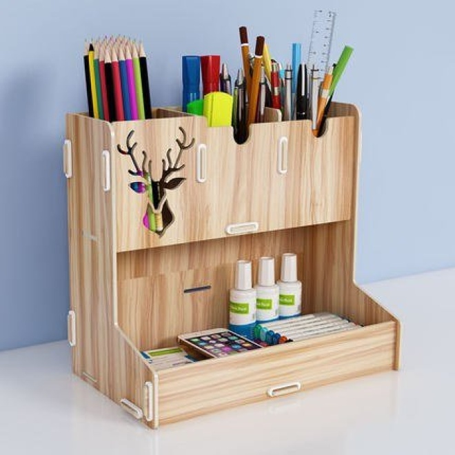 Creative Desktop Office Pen Holder and Organizer - Image 8