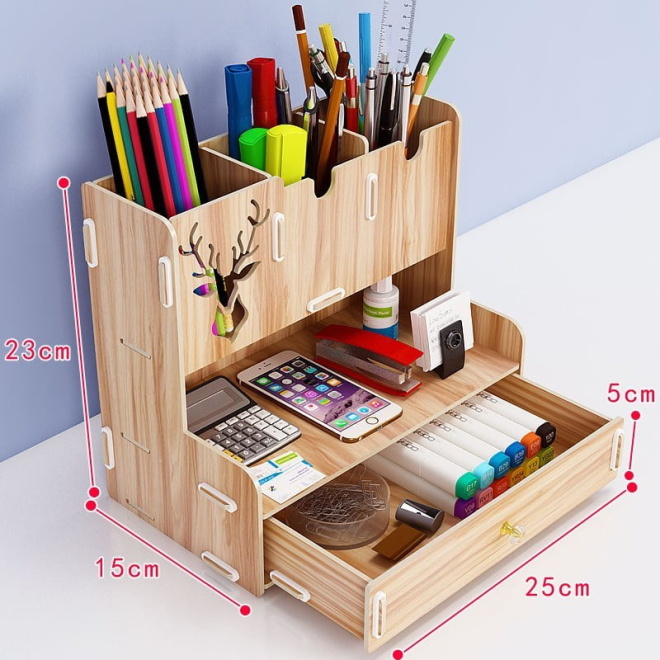 Creative Desktop Office Pen Holder and Organizer