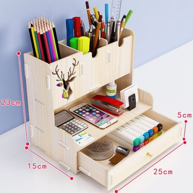 Creative Desktop Office Pen Holder and Organizer - Image 10