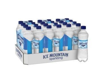 Ice Mountain Sparkling Water, Simply Bubbles, 16.9 oz. Bottles (24 Count)