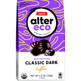 Alter Eco – Classic Dark Organic Chocolate Truffles, 10 Ct.