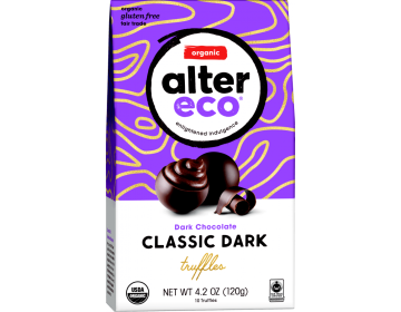 Alter Eco – Classic Dark Organic Chocolate Truffles, 10 Ct.
